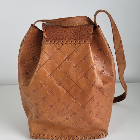 New Handmade Tooled Leather Bag Purse I Boho Western Style - Picture 3 of 10